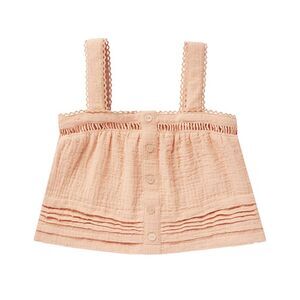 Rylee & Cru Girls Rylee + Cru Collective Pleat Tank, Orange